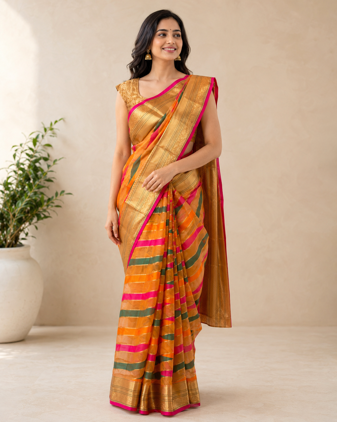 Kaasho Tissue Silk Saree