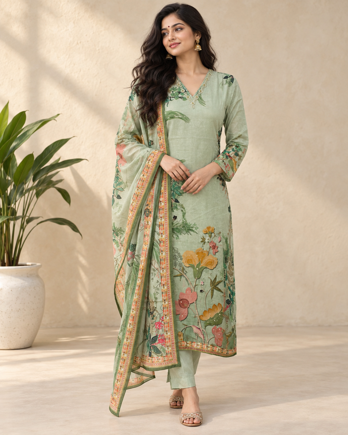 Kaasho Premium Floral Organza