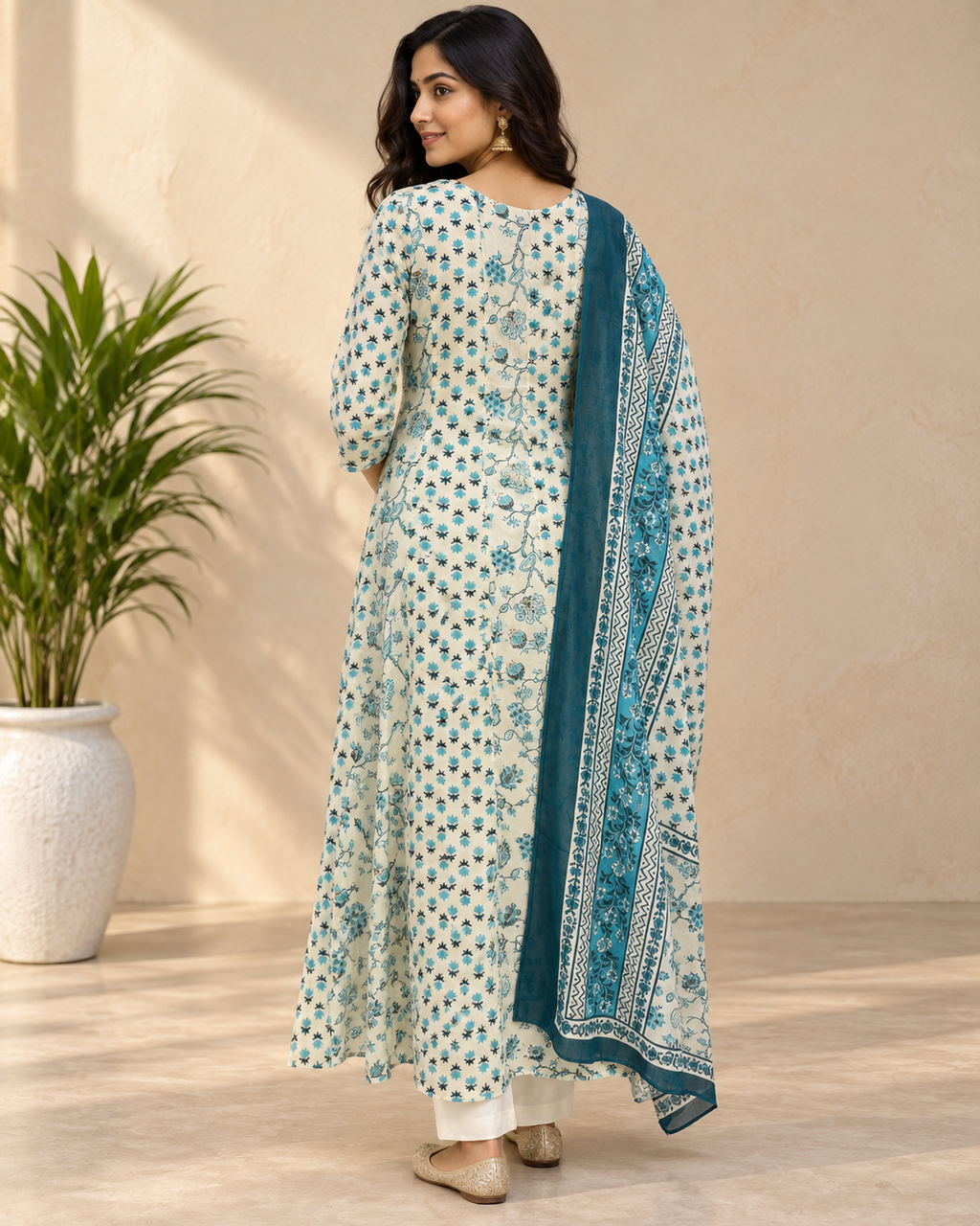 Kaasho Anarkali suit set